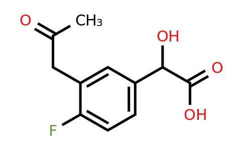 1804160-59-5 | 4-Fluoro-3-(2-oxopropyl)mandelic acid