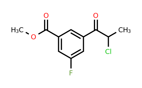 Methyl 3-(2-chloropropanoyl)-5-fluorobenzoate