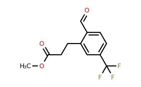 1804161-14-5 | Methyl 3-(2-formyl-5-(trifluoromethyl)phenyl)propanoate