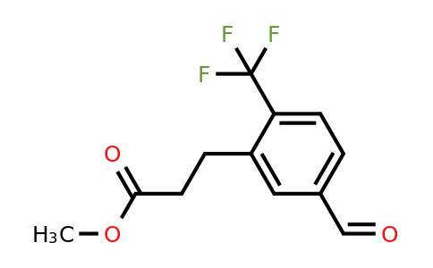 Methyl 3-(5-formyl-2-(trifluoromethyl)phenyl)propanoate