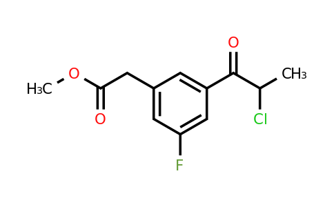 1804161-30-5 | Methyl 3-(2-chloropropanoyl)-5-fluorophenylacetate