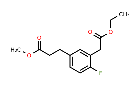 1804161-40-7 | Ethyl 2-fluoro-5-(3-methoxy-3-oxopropyl)phenylacetate