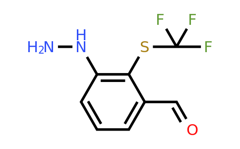 1804161-44-1 | 3-Hydrazinyl-2-(trifluoromethylthio)benzaldehyde
