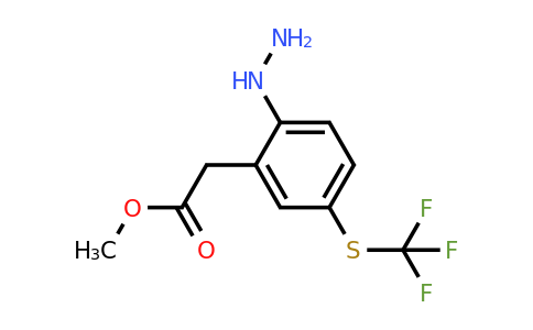 1804162-00-2 | Methyl 2-hydrazinyl-5-(trifluoromethylthio)phenylacetate