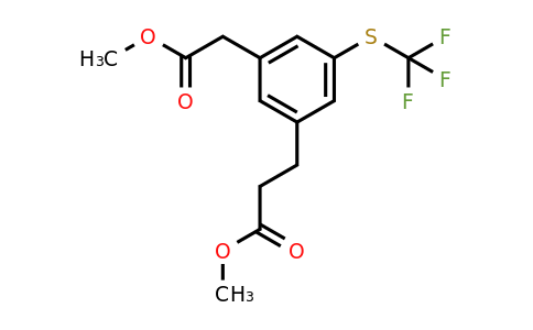 1804162-04-6 | Methyl 3-(3-methoxy-3-oxopropyl)-5-(trifluoromethylthio)phenylacetate
