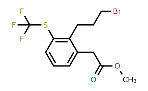 1804162-12-6 | Methyl 2-(3-bromopropyl)-3-(trifluoromethylthio)phenylacetate