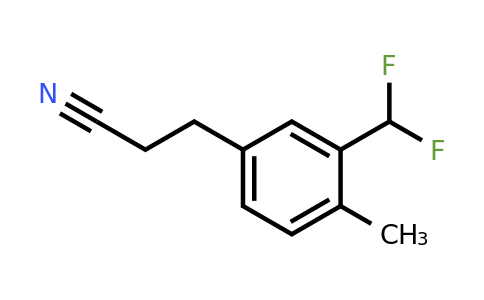 1804162-30-8 | 3-(Difluoromethyl)-4-methylphenylpropanenitrile