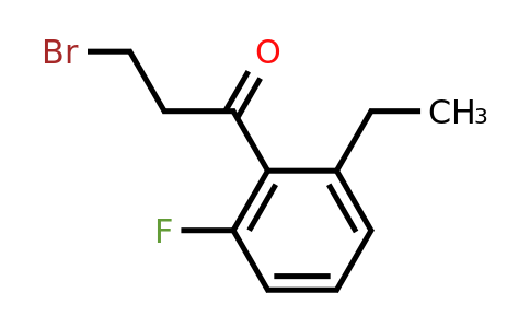 1804162-33-1 | 3-Bromo-1-(2-ethyl-6-fluorophenyl)propan-1-one
