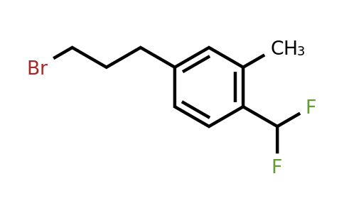 1804162-37-5 | 5-(3-Bromopropyl)-2-(difluoromethyl)toluene
