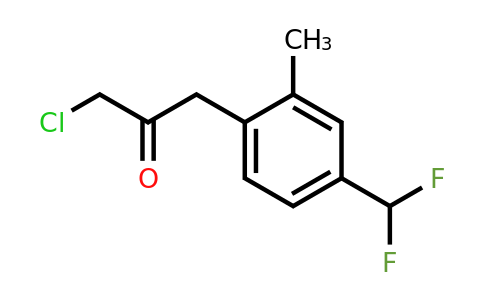 1804163-32-3 | 1-Chloro-3-(4-(difluoromethyl)-2-methylphenyl)propan-2-one