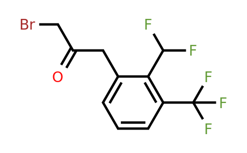 1804163-90-3 | 1-Bromo-3-(2-(difluoromethyl)-3-(trifluoromethyl)phenyl)propan-2-one