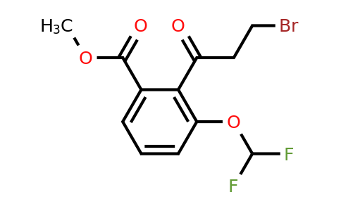 1804164-24-6 | Methyl 2-(3-bromopropanoyl)-3-(difluoromethoxy)benzoate