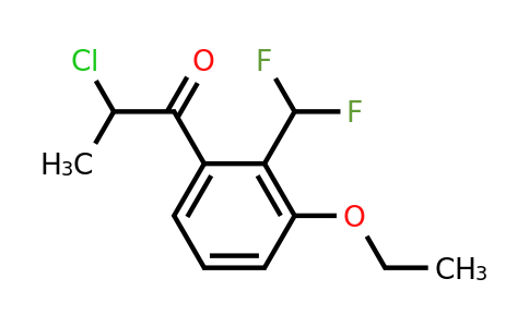 1804165-28-3 | 2-Chloro-1-(2-(difluoromethyl)-3-ethoxyphenyl)propan-1-one