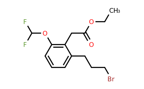 1804166-47-9 | Ethyl 2-(3-bromopropyl)-6-(difluoromethoxy)phenylacetate