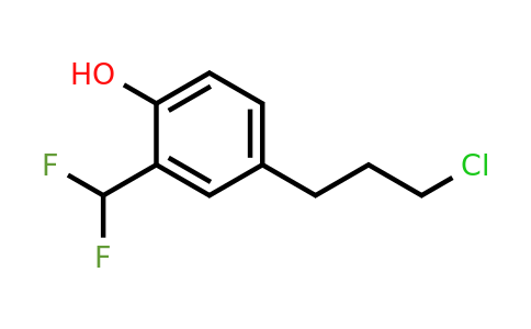 1804167-53-0 | 4-(3-Chloropropyl)-2-(difluoromethyl)phenol