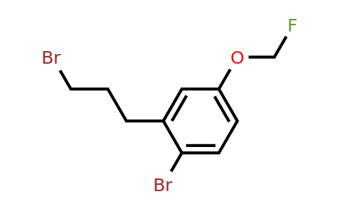 1804167-56-3 | 1-Bromo-2-(3-bromopropyl)-4-(fluoromethoxy)benzene