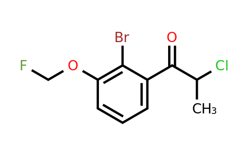 1804167-75-6 | 1-(2-Bromo-3-(fluoromethoxy)phenyl)-2-chloropropan-1-one