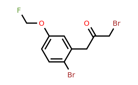 1804167-91-6 | 1-Bromo-3-(2-bromo-5-(fluoromethoxy)phenyl)propan-2-one