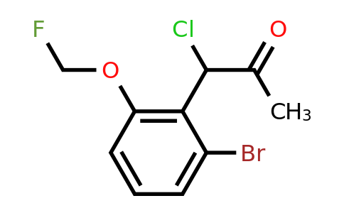 1804167-99-4 | 1-(2-Bromo-6-(fluoromethoxy)phenyl)-1-chloropropan-2-one