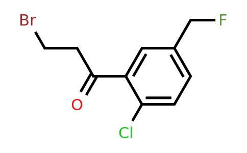 1804169-08-1 | 3-Bromo-1-(2-chloro-5-(fluoromethyl)phenyl)propan-1-one