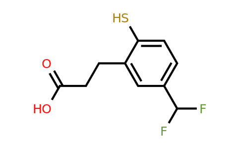 1804169-13-8 | 5-(Difluoromethyl)-2-mercaptophenylpropanoic acid