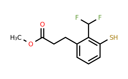 1804169-21-8 | Methyl 2-(difluoromethyl)-3-mercaptophenylpropanoate
