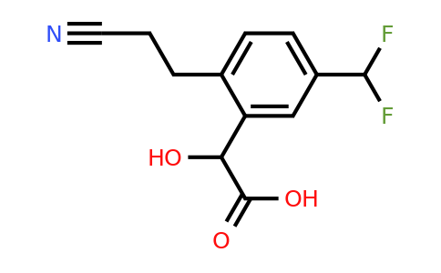 1804169-63-8 | 2-(2-Cyanoethyl)-5-(difluoromethyl)mandelic acid