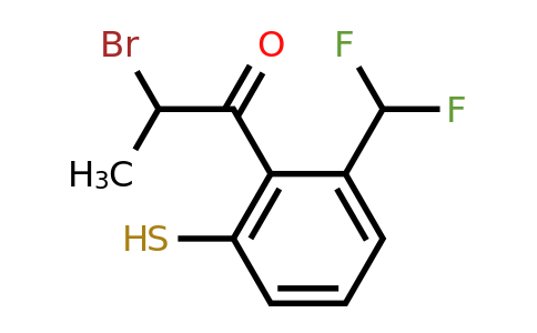 1804169-73-0 | 2-Bromo-1-(2-(difluoromethyl)-6-mercaptophenyl)propan-1-one