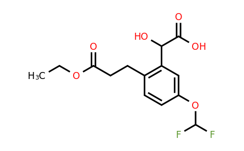 1804169-85-4 | 5-(Difluoromethoxy)-2-(3-ethoxy-3-oxopropyl)mandelic acid
