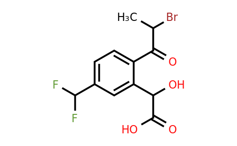 1804169-87-6 | 2-(2-Bromopropanoyl)-5-(difluoromethyl)mandelic acid