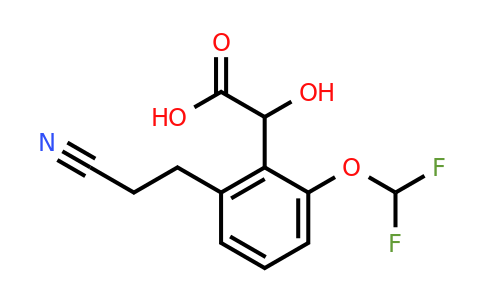 1804170-04-4 | 2-(2-Cyanoethyl)-6-(difluoromethoxy)mandelic acid