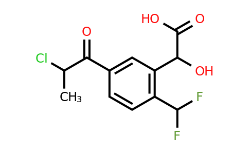 1804170-07-7 | 5-(2-Chloropropanoyl)-2-(difluoromethyl)mandelic acid
