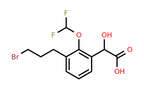 1804170-11-3 | 3-(3-Bromopropyl)-2-(difluoromethoxy)mandelic acid