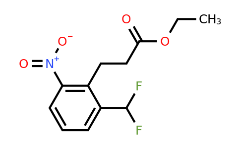 1804170-20-4 | Ethyl 2-(difluoromethyl)-6-nitrophenylpropanoate