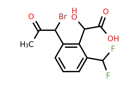 1804170-24-8 | 2-(1-Bromo-2-oxopropyl)-6-(difluoromethyl)mandelic acid