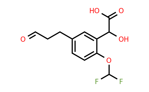1804170-26-0 | 2-(Difluoromethoxy)-5-(3-oxopropyl)mandelic acid