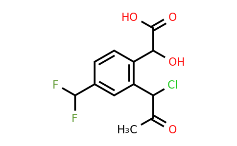 1804170-29-3 | 2-(1-Chloro-2-oxopropyl)-4-(difluoromethyl)mandelic acid