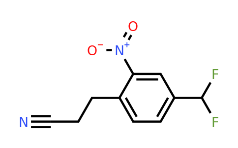 1804170-33-9 | 4-(Difluoromethyl)-2-nitrophenylpropanenitrile