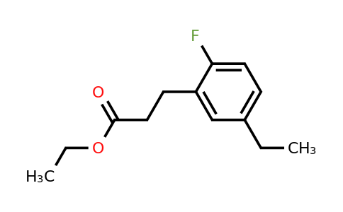 1804170-34-0 | Ethyl 5-ethyl-2-fluorophenylpropanoate