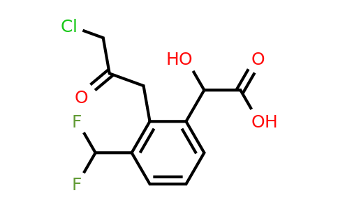1804170-35-1 | 2-(3-Chloro-2-oxopropyl)-3-(difluoromethyl)mandelic acid