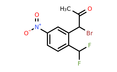 1804170-37-3 | 1-Bromo-1-(2-(difluoromethyl)-5-nitrophenyl)propan-2-one