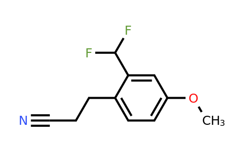 1804170-83-9 | 2-(Difluoromethyl)-4-methoxyphenylpropanenitrile