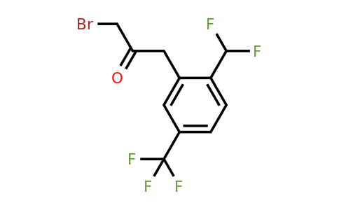 1804170-99-7 | 1-Bromo-3-(2-(difluoromethyl)-5-(trifluoromethyl)phenyl)propan-2-one