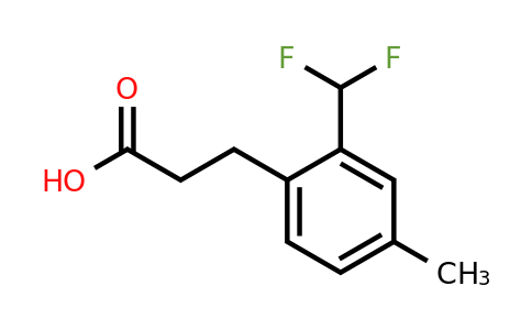 1804171-17-2 | 2-(Difluoromethyl)-4-methylphenylpropanoic acid