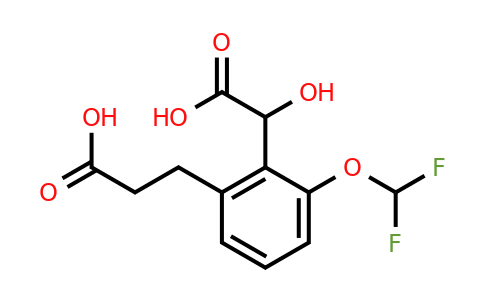 1804171-43-4 | 2-(2-Carboxyethyl)-6-(difluoromethoxy)mandelic acid