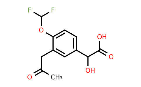 1804171-63-8 | 4-(Difluoromethoxy)-3-(2-oxopropyl)mandelic acid