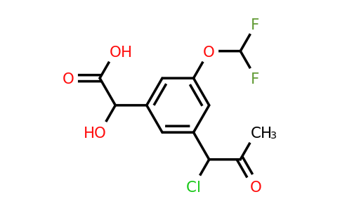 1804171-77-4 | 3-(1-Chloro-2-oxopropyl)-5-(difluoromethoxy)mandelic acid