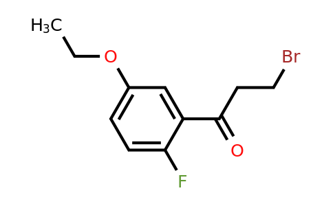 1804171-83-2 | 3-Bromo-1-(5-ethoxy-2-fluorophenyl)propan-1-one