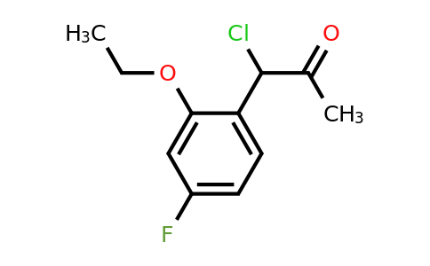 1804171-86-5 | 1-Chloro-1-(2-ethoxy-4-fluorophenyl)propan-2-one