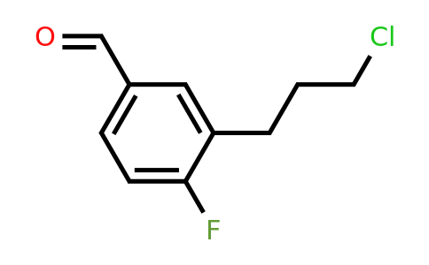 1804173-19-0 | 3-(3-Chloropropyl)-4-fluorobenzaldehyde